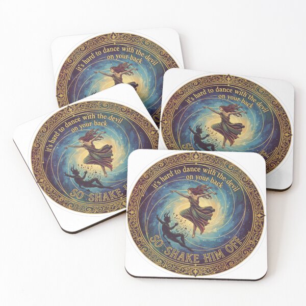 Item preview, Florence + The Machine Lyric "Shake Him Off" - The Devil Tarot Card Sticker designed and sold by Pokah79.