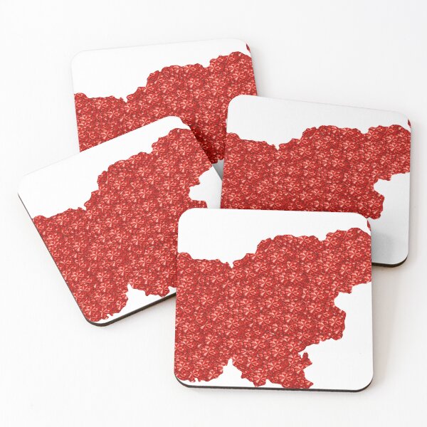 Item preview, Red Rhinestone Slovenia designed and sold by TheIconSmith.