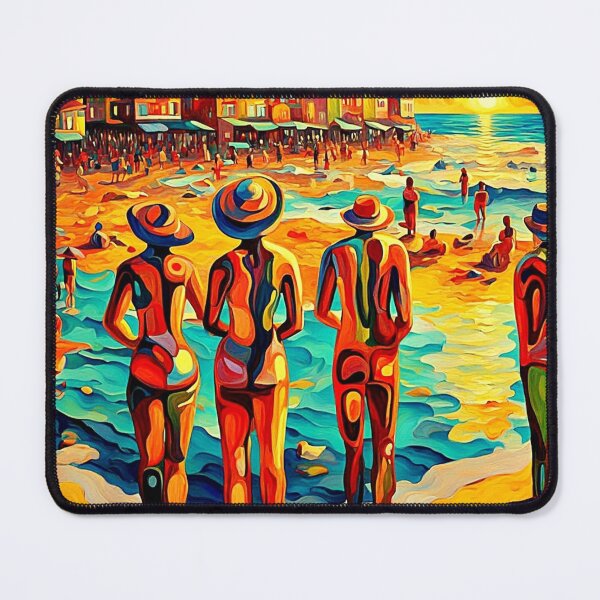 Item preview, Naturists at the beach designed and sold by George Hutton Hunter.