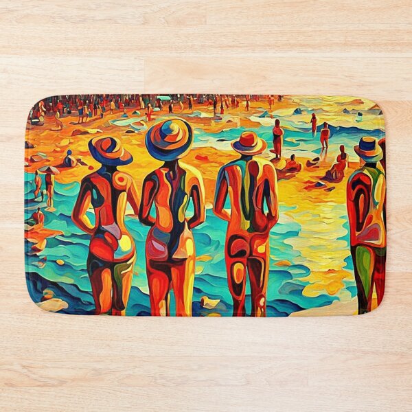 Item preview, Naturists at the beach designed and sold by George Hutton Hunter.