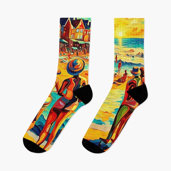 Item preview, Naturists at the beach designed and sold by George Hutton Hunter.