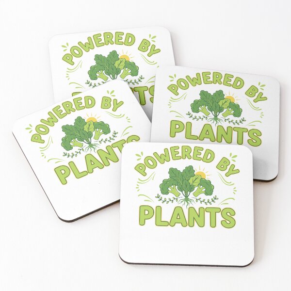 Item preview, Powered by plants graphic plant power design for plant based designed and sold by LuxeGraphix.