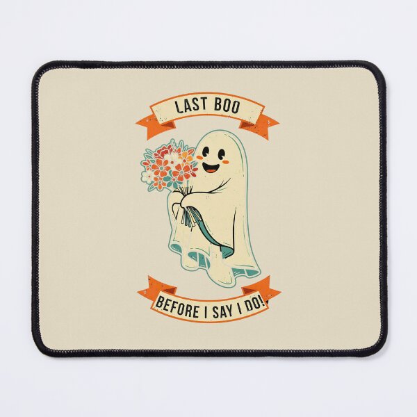 Item preview, Last Boo Before I Do Ghost with Bouquet designed and sold by VinsendDraconi.