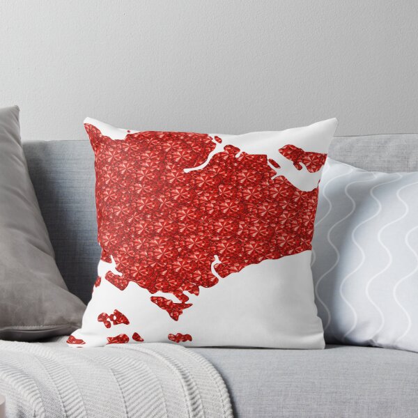 Item preview, Red Rhinestone Singapore designed and sold by TheIconSmith.