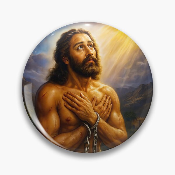 Item preview, Saint Devasahayam Pillai – Inspirational Devotional Art Poster designed and sold by FaithCreatives.