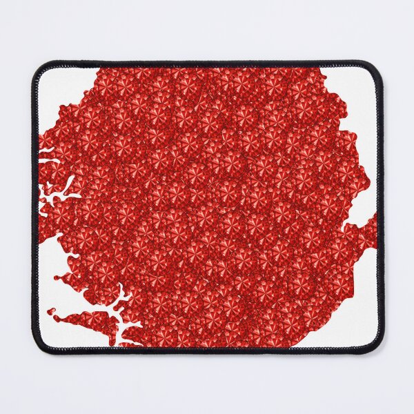 Item preview, Red Rhinestone Sierra Leone designed and sold by TheIconSmith.