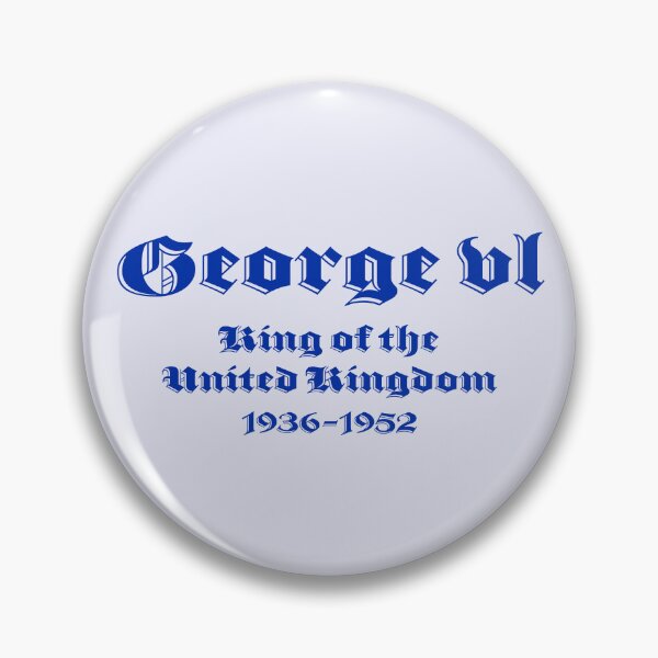 Item preview, George VI, King of the United Kingdom, British Monarchs designed and sold by CharlottePlaceArt.