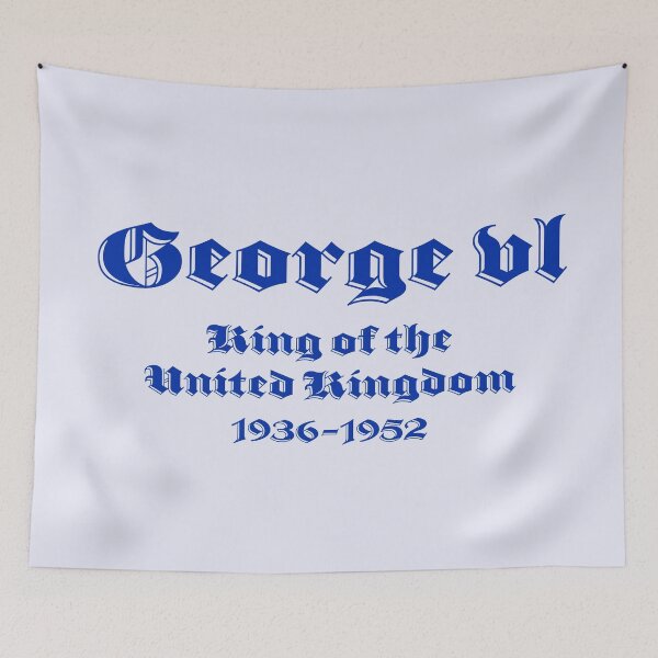 Aperçu de l'œuvre George VI, roi du Royaume-Uni, monarques britanniques créée et vendue par CharlottePlaceArt.
