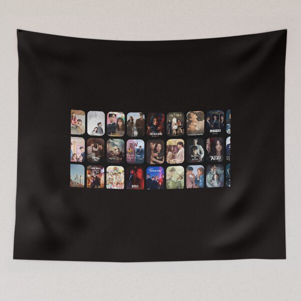 Item preview,  Korean Series In Black Contrast Kdramas designed and sold by EDITHHORONA3.