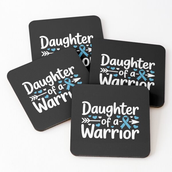 Item preview, Daughter Of A Warrior Prostate Cancer Blue Ribbon Awareness designed and sold by PeteHomenick.