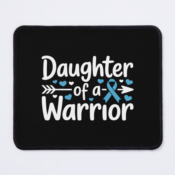 Item preview, Daughter Of A Warrior Prostate Cancer Blue Ribbon Awareness designed and sold by PeteHomenick.