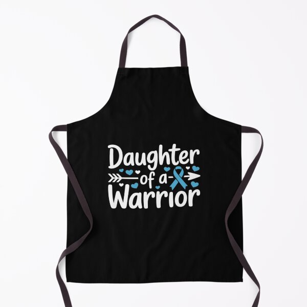 Item preview, Daughter Of A Warrior Prostate Cancer Blue Ribbon Awareness designed and sold by PeteHomenick.