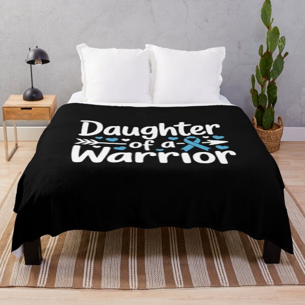 Item preview, Daughter Of A Warrior Prostate Cancer Blue Ribbon Awareness designed and sold by PeteHomenick.