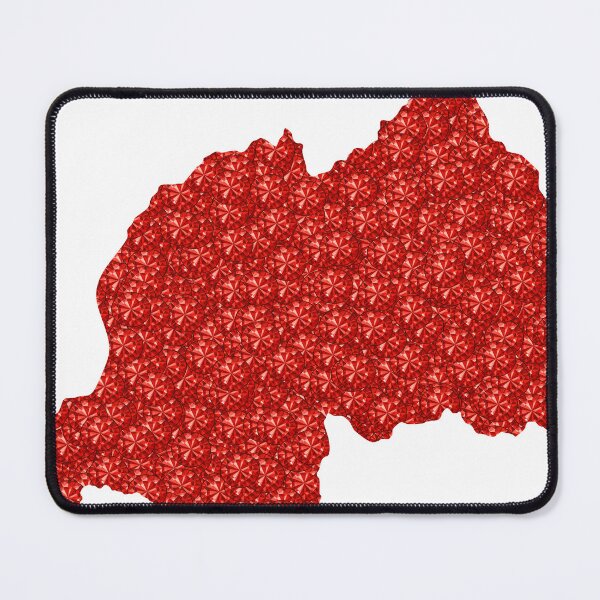 Item preview, Red Rhinestone Rwanda designed and sold by TheIconSmith.