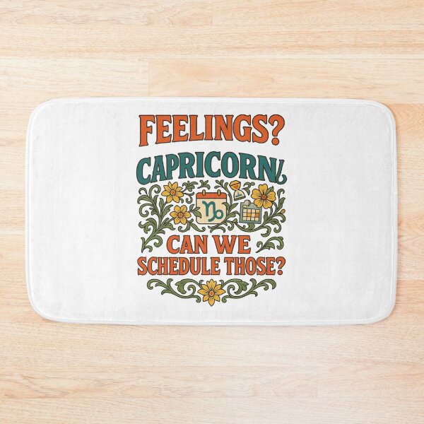 Item preview, Capricorn "Feelings? Can We Schedule Those?" Art Nouveau T-Shirt | Witty Zodiac Humor designed and sold by MySpiritTravels.