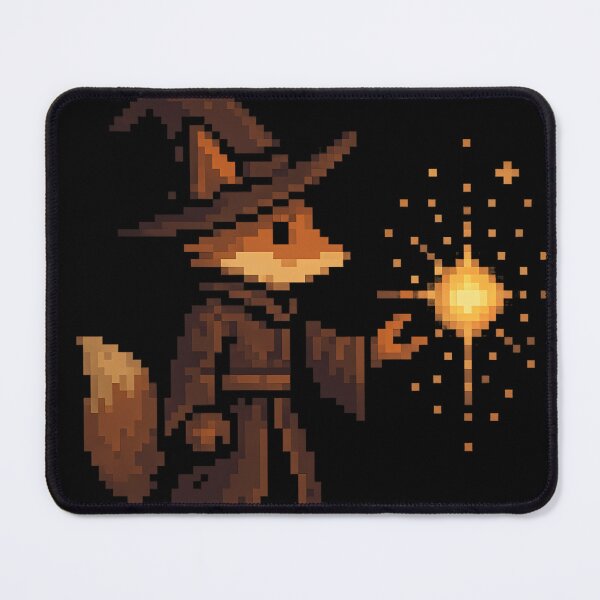 Item preview, Pixelated Witch Fox designed and sold by kyokugen.