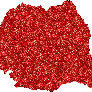 Artwork thumbnail, Red Rhinestone Romania by TheIconSmith