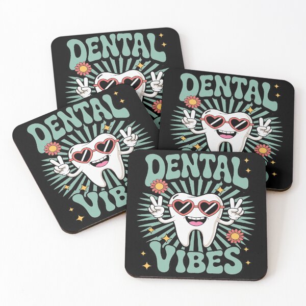 Item preview, Dental Vibes Funny Dentist Hygienist designed and sold by PeteHomenick.