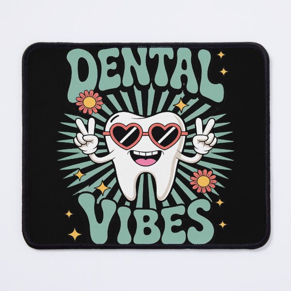 Item preview, Dental Vibes Funny Dentist Hygienist designed and sold by PeteHomenick.