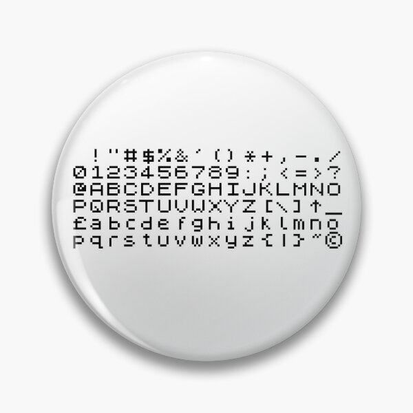 Item preview, ZX Spectrum Character Set Retro 8-Bit Font designed and sold by Retr0Tshirts.