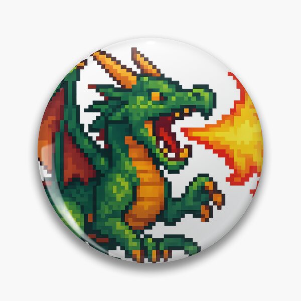 Item preview, Pixelated Dragon designed and sold by kyokugen.