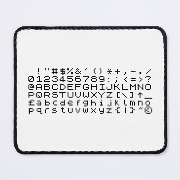 Item preview, ZX Spectrum Character Set Retro 8-Bit Font designed and sold by Retr0Tshirts.