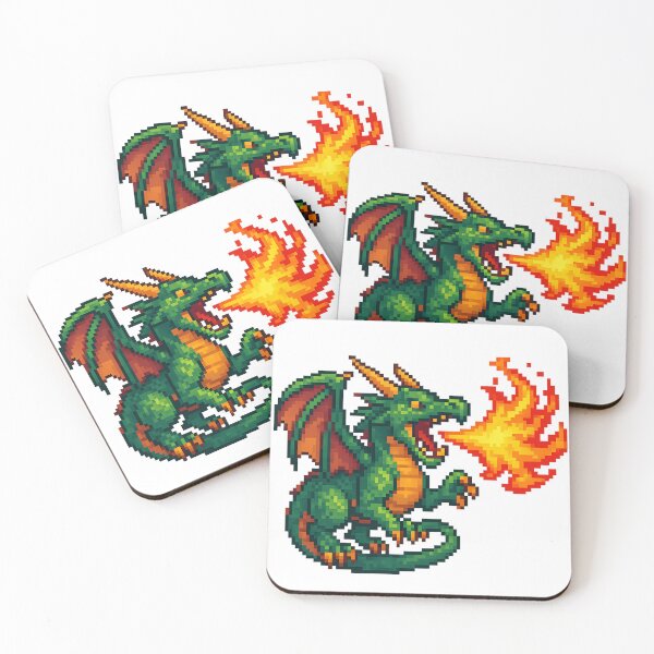 Item preview, Pixelated Dragon designed and sold by kyokugen.