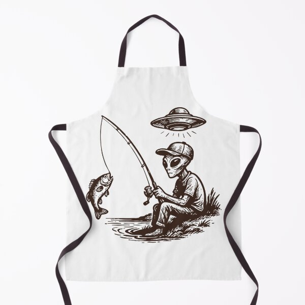 Item preview, Alien Fishing Vintage designed and sold by TomFrontierArt.