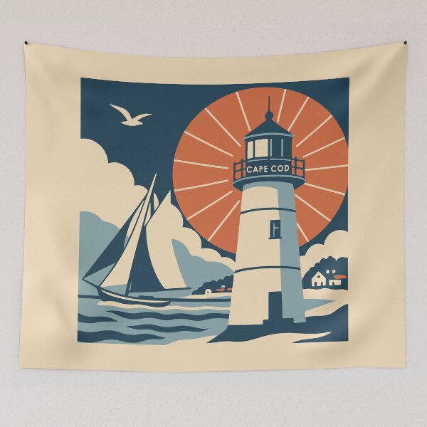 Item preview, Cape Cod Travel Poster designed and sold by rogue-design.