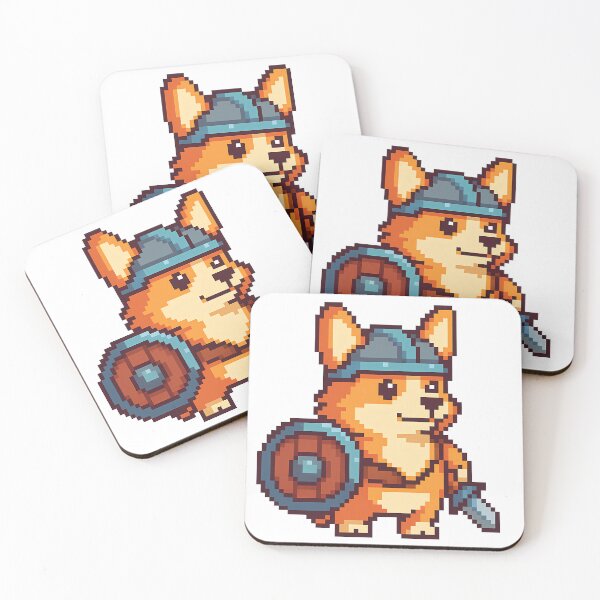 Item preview, Pixelated Adventurer Corgi designed and sold by kyokugen.