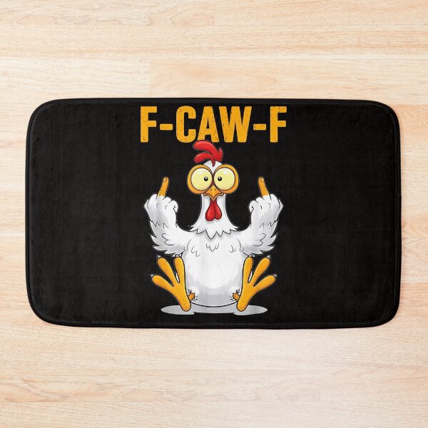 Item preview, F-Caw-F Funny Chicken Humor Rooster Meme  designed and sold by Adriana-PA.