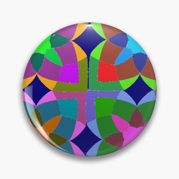 Item preview, Abstract shaped repeating pattern in vibrant Colors designed and sold by Svasti Arts and Designs.