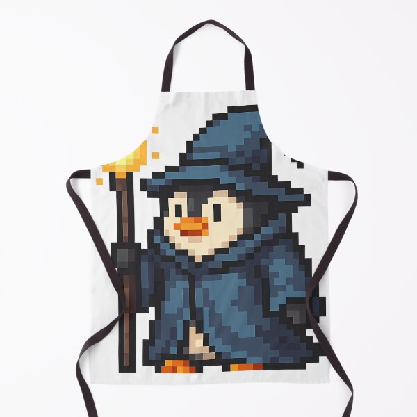 Item preview, Pixelated Wizard Penguin designed and sold by kyokugen.