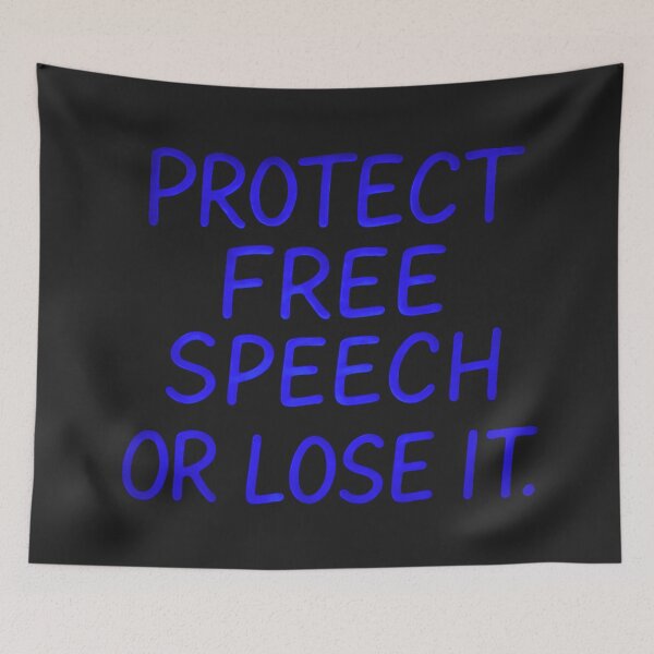 Item preview, Protect Free Speech Or Lose It: Political Protest Art designed and sold by elynne9.