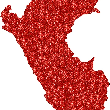 Artwork thumbnail, Red Rhinestone Peru by TheIconSmith