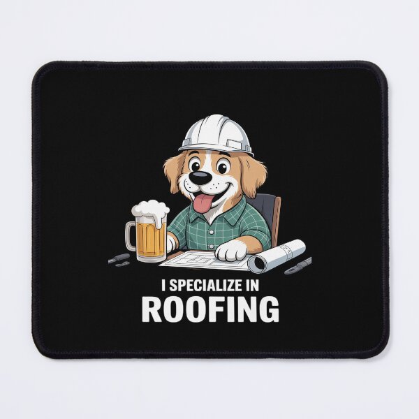 Item preview, Dogs I Specialize In Roofing Funny Roofer Contractor Job designed and sold by petrichorsworld.
