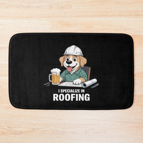Item preview, Dogs I Specialize In Roofing Funny Roofer Contractor Job designed and sold by petrichorsworld.