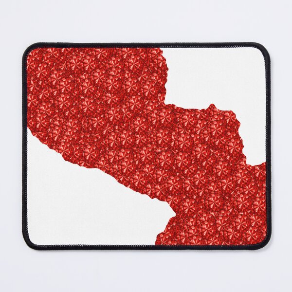 Item preview, Red Rhinestone Paraguay designed and sold by TheIconSmith.