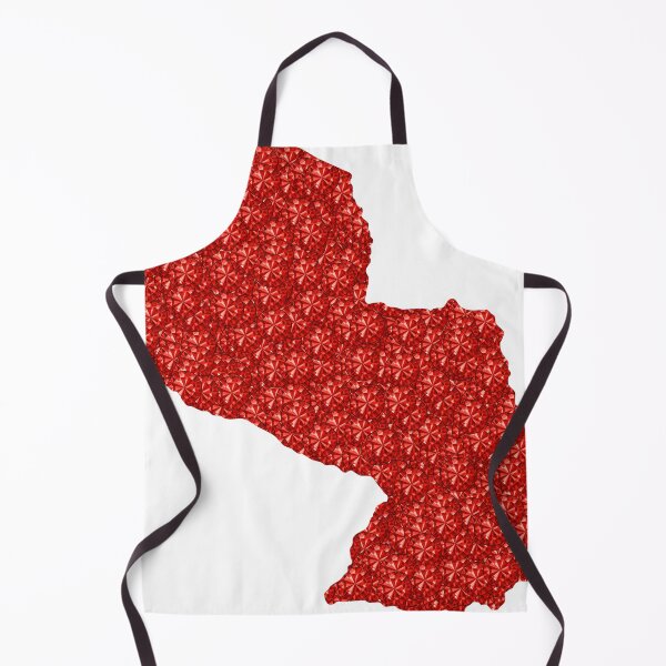 Item preview, Red Rhinestone Paraguay designed and sold by TheIconSmith.