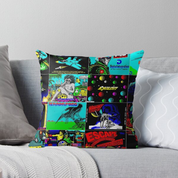 Item preview, ZX Spectrum Retro Games Collage Art 3 designed and sold by Retr0Tshirts.