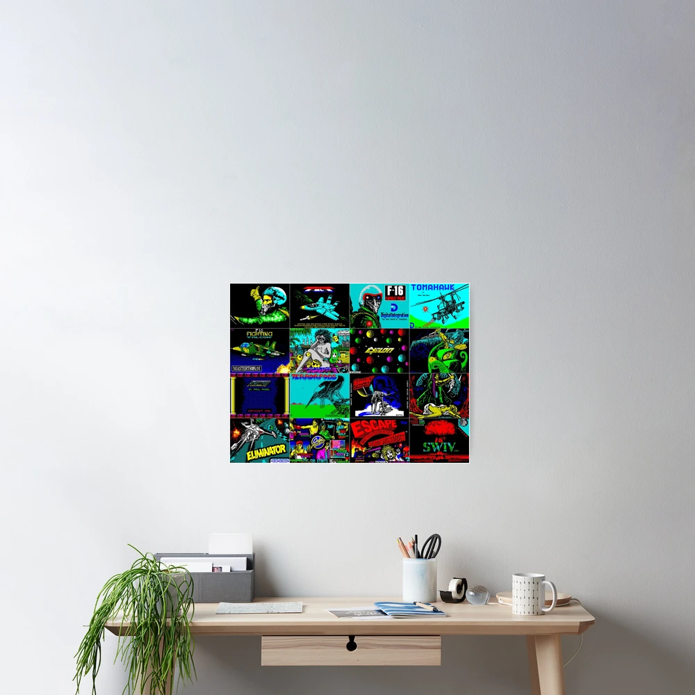 ZX Spectrum Retro Games Collage Art 3