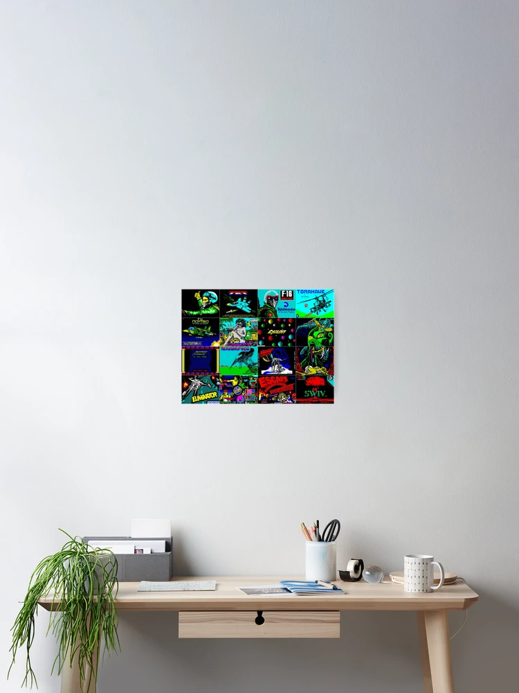 ZX Spectrum Retro Games Collage Art 3