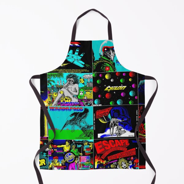 Item preview, ZX Spectrum Retro Games Collage Art 3 designed and sold by Retr0Tshirts.
