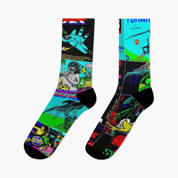 Item preview, ZX Spectrum Retro Games Collage Art 3 designed and sold by Retr0Tshirts.