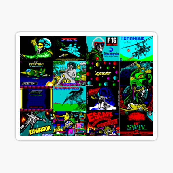 ZX Spectrum Games Collage 1