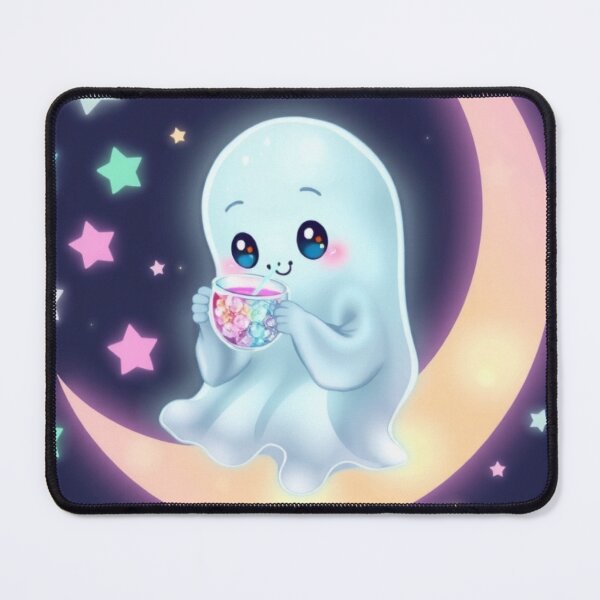 Item preview, Kawaii Pastel Ghost with Stars and Candy designed and sold by ArmaanArts.