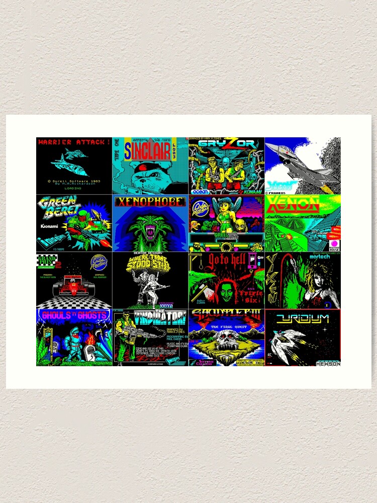 ZX Spectrum Games Collage 1