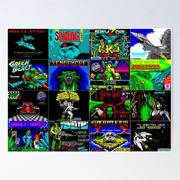 ZX Spectrum Games Collage 1
