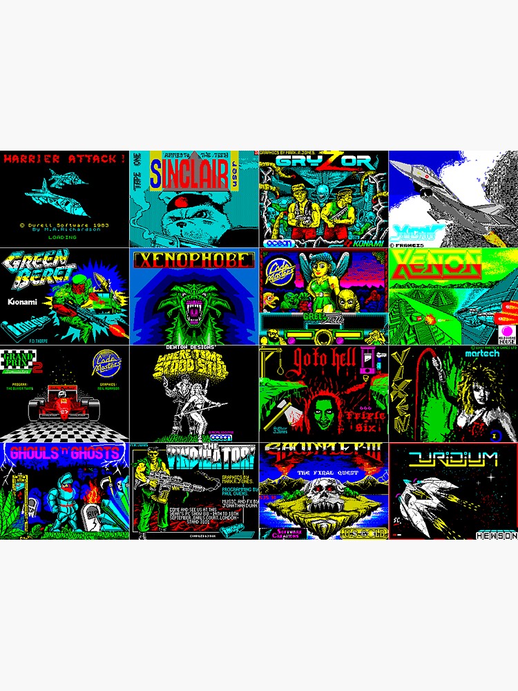 ZX Spectrum Games Collage 1