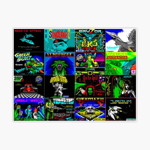 ZX Spectrum Games Collage 1